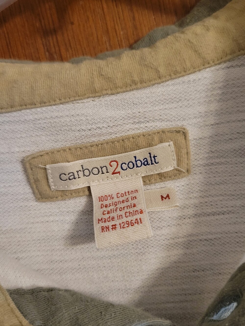 Carbon2Cobalt Polo Shirt Mens Medium M White Short Sleeve Classic Preppy - Picture 6 of 8